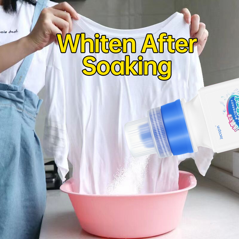 ?Hot in Japan?Explosive Salt Powerful Bleaching Laundry Stain Remover, Remove Yellow Bleaching Mildew Stains, Color Bleaching Universal Color Clothing Powder母婴专用