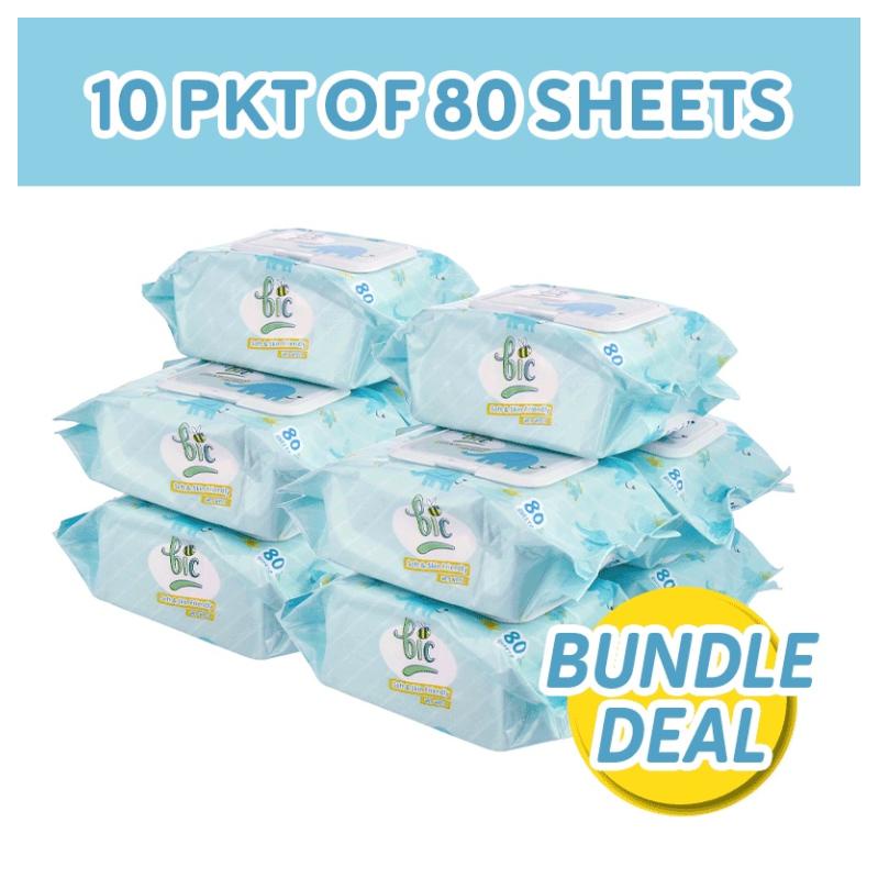 BIC Baby Wet Wipes x10 packs