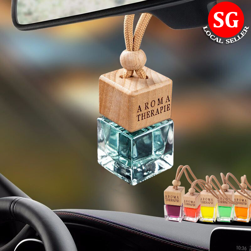 ??【SG stock】Car Air Freshener Hanging Diffuser Scent  Car Hanging Aroma Diffuser Vehicle Air Scent Perfume Car Aromather