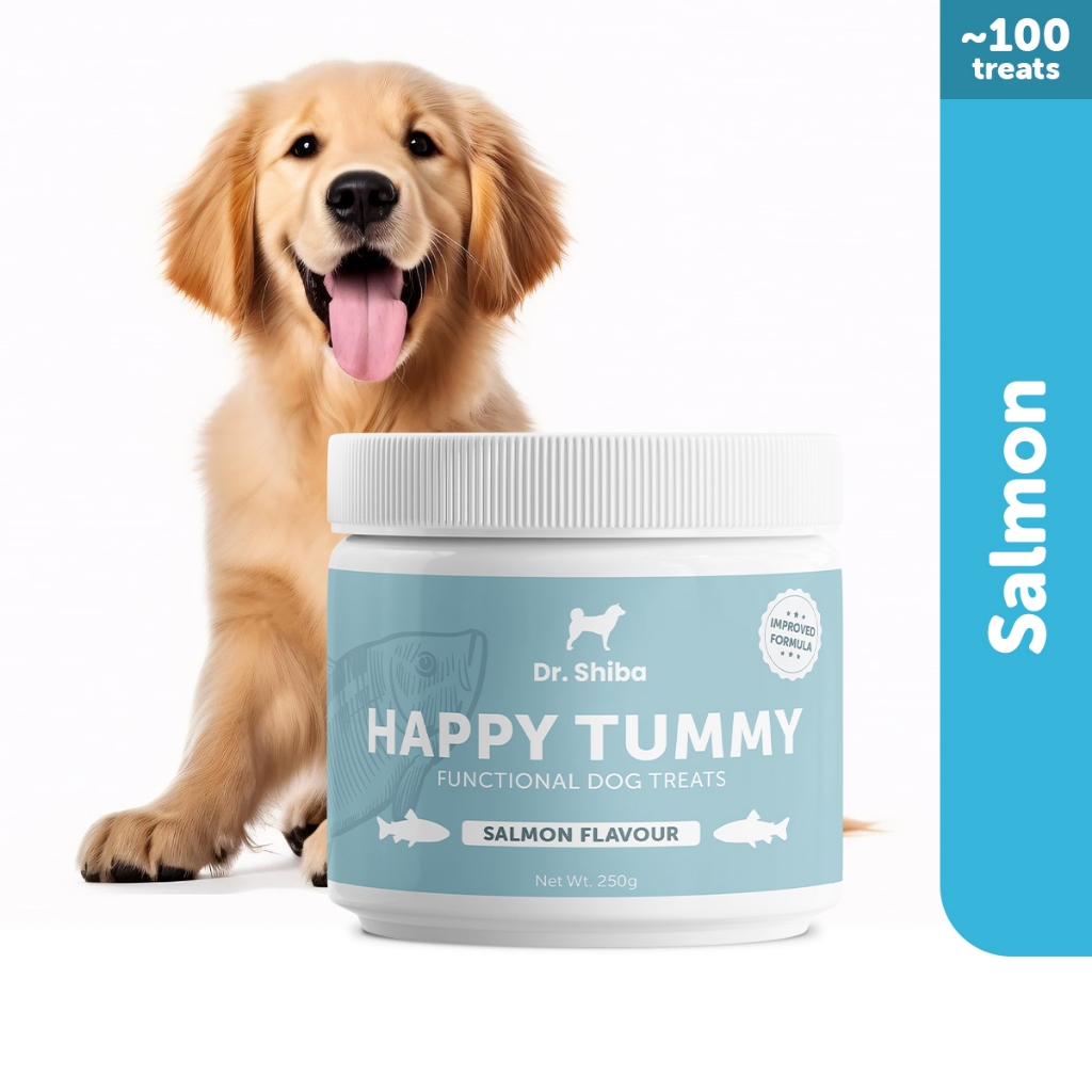 Dr Shiba Happy Tummy Healthy Dog Treats Snack - Dog Multivitamins - Dog Food for Digestive Care